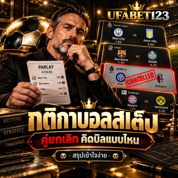 กติกาแทงบอล 6 ข้อ เช็กบิลชนะ โมฆะ และการคืนเงิน